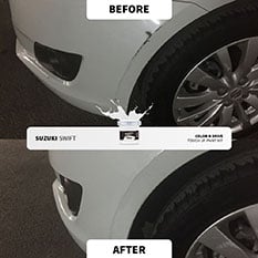 Réparation de retouche avant / après 7